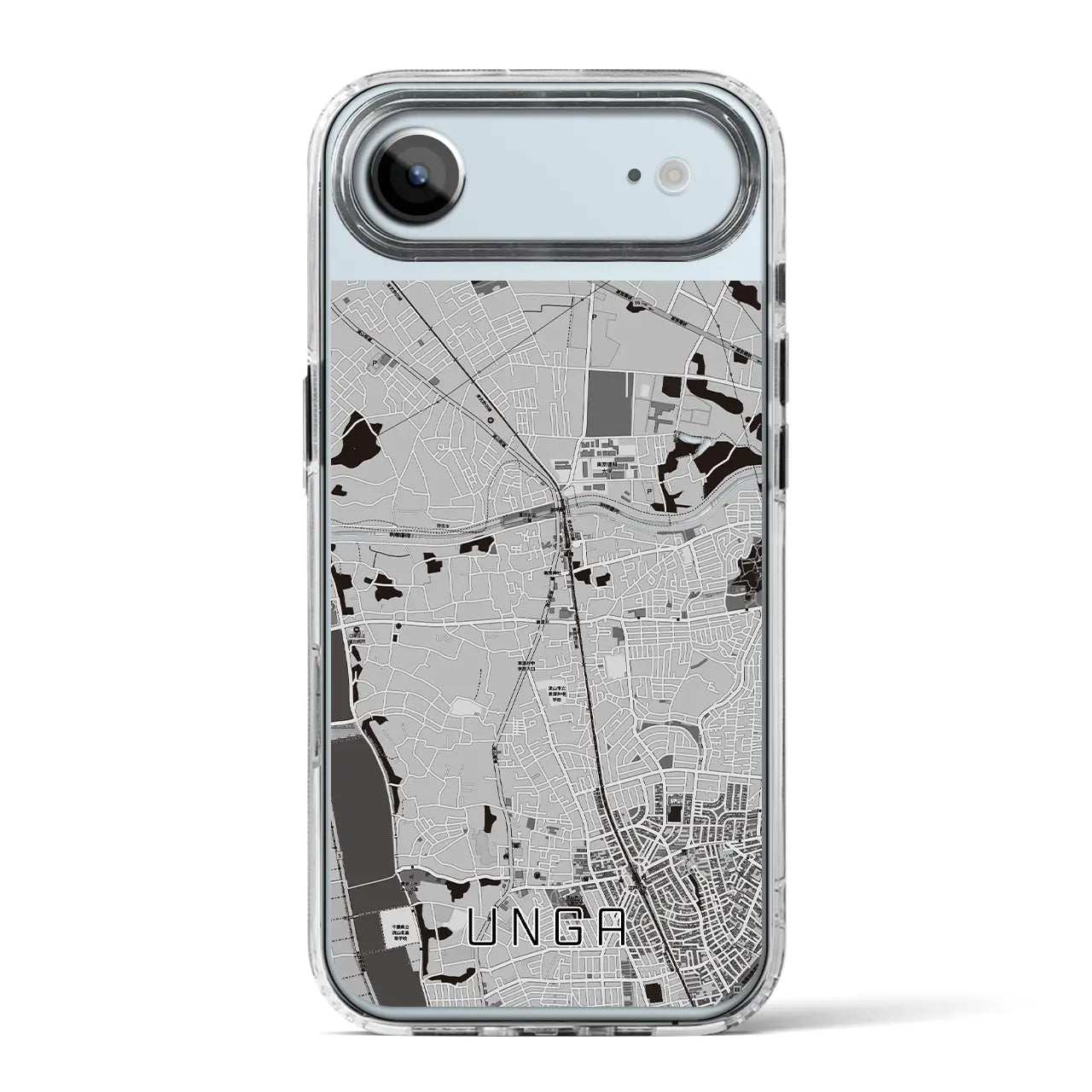 【運河（千葉県）】地図柄iPhoneケース（MagSafeタイプ）