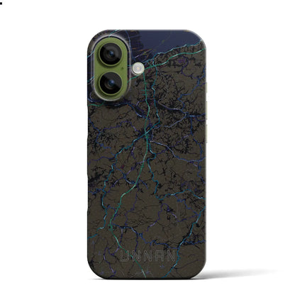 【雲南（島根県）】地図柄iPhoneケース（バックカバータイプ）