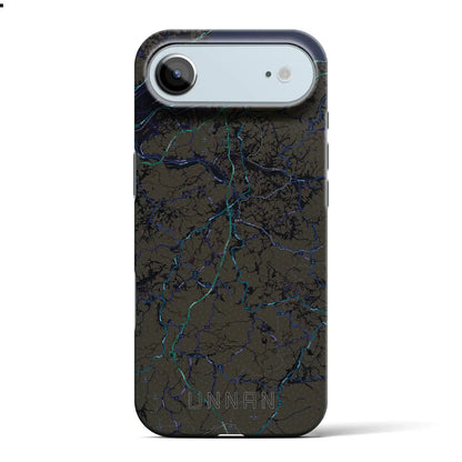 【雲南（島根県）】地図柄iPhoneケース（バックカバータイプ）