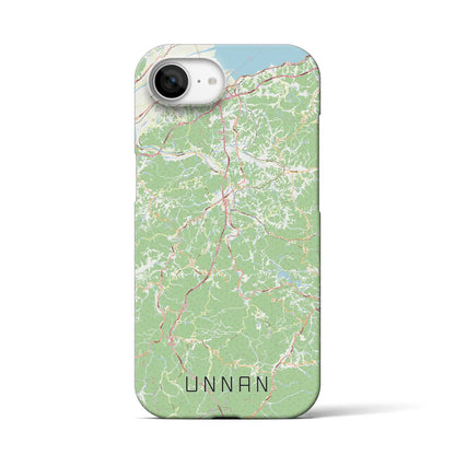 【雲南（島根県）】地図柄iPhoneケース（バックカバータイプ）