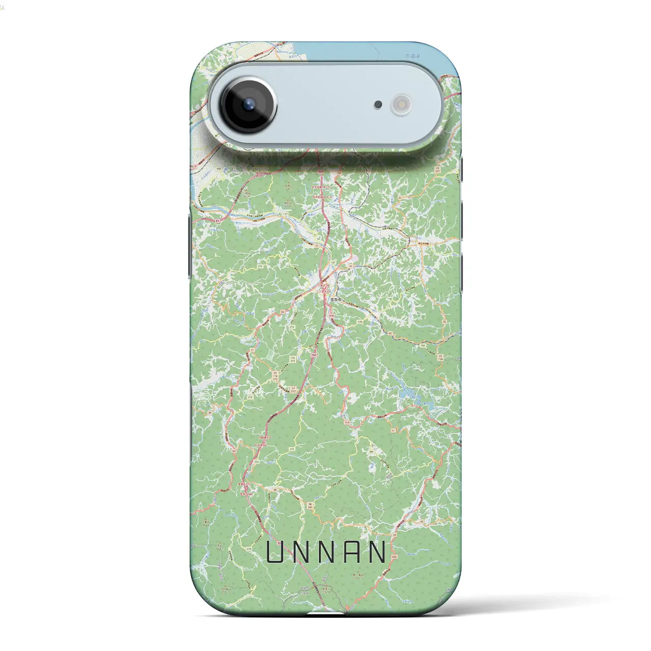 【雲南（島根県）】地図柄iPhoneケース（バックカバータイプ）