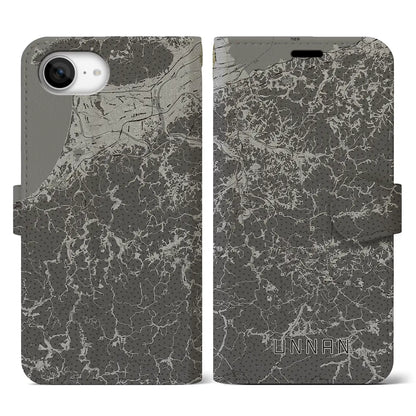 【雲南（島根県）】地図柄iPhoneケース（手帳タイプ）