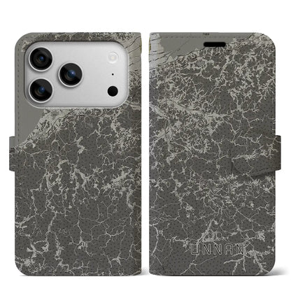 【雲南（島根県）】地図柄iPhoneケース（手帳タイプ）