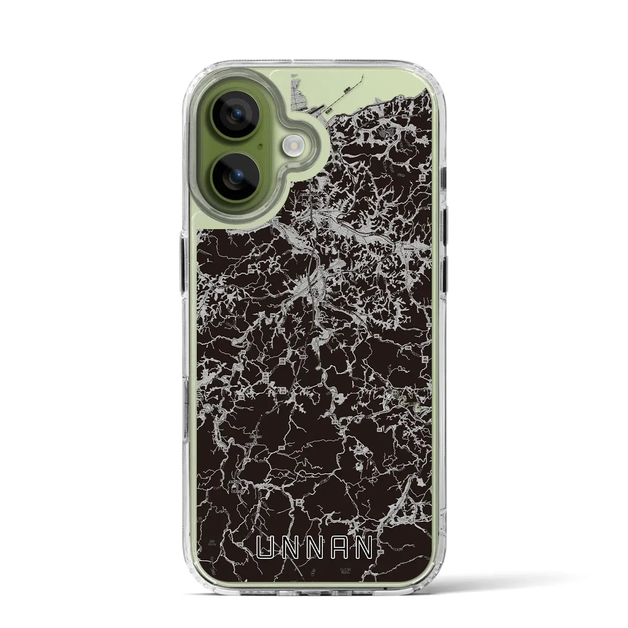 【雲南（島根県）】地図柄iPhoneケース（MagSafeタイプ）