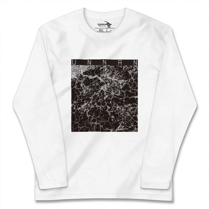【雲南（島根県）】地図柄ロングスリーブTシャツ