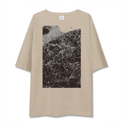 【雲南（島根県）】地図柄ビッグシルエットTシャツ