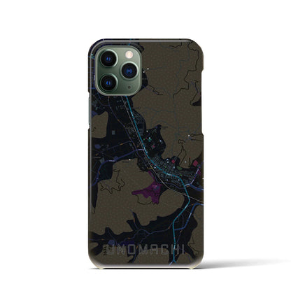 【卯之町（愛媛県）】地図柄iPhoneケース（バックカバータイプ）