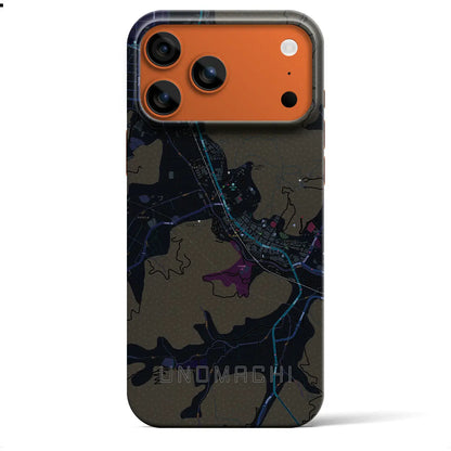 【卯之町（愛媛県）】地図柄iPhoneケース（バックカバータイプ）