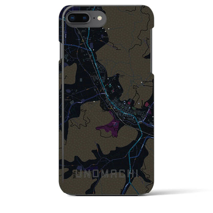 【卯之町（愛媛県）】地図柄iPhoneケース（バックカバータイプ）