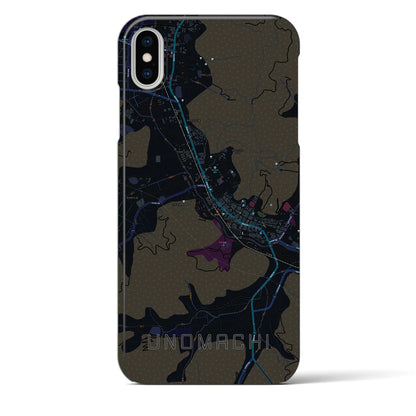 【卯之町（愛媛県）】地図柄iPhoneケース（バックカバータイプ）