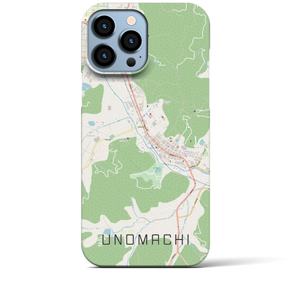 【卯之町（愛媛県）】地図柄iPhoneケース（バックカバータイプ）