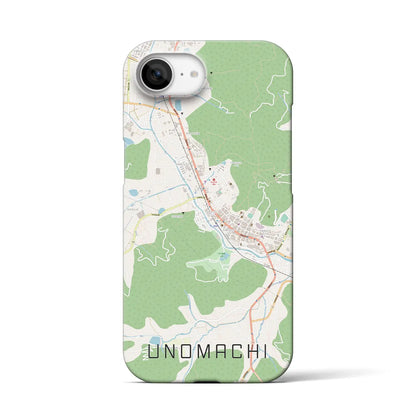 【卯之町（愛媛県）】地図柄iPhoneケース（バックカバータイプ）