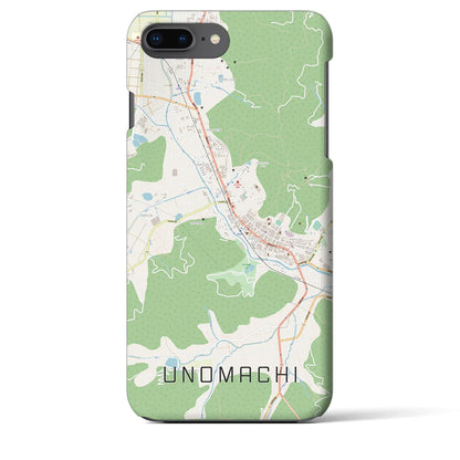 【卯之町（愛媛県）】地図柄iPhoneケース（バックカバータイプ）