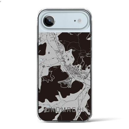 【卯之町（愛媛県）】地図柄iPhoneケース（クリアタイプ）