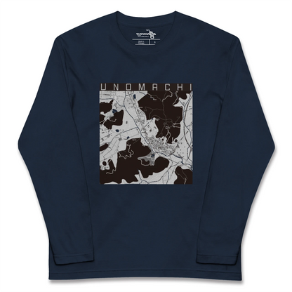 【卯之町（愛媛県）】地図柄ロングスリーブTシャツ