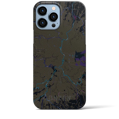 【雲仙（長崎県）】地図柄iPhoneケース（バックカバータイプ）