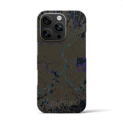 【雲仙（長崎県）】地図柄iPhoneケース（バックカバータイプ）