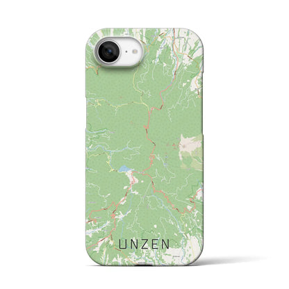 【雲仙（長崎県）】地図柄iPhoneケース（バックカバータイプ）