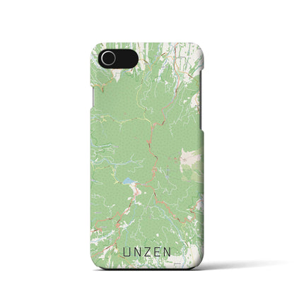 【雲仙（長崎県）】地図柄iPhoneケース（バックカバータイプ）