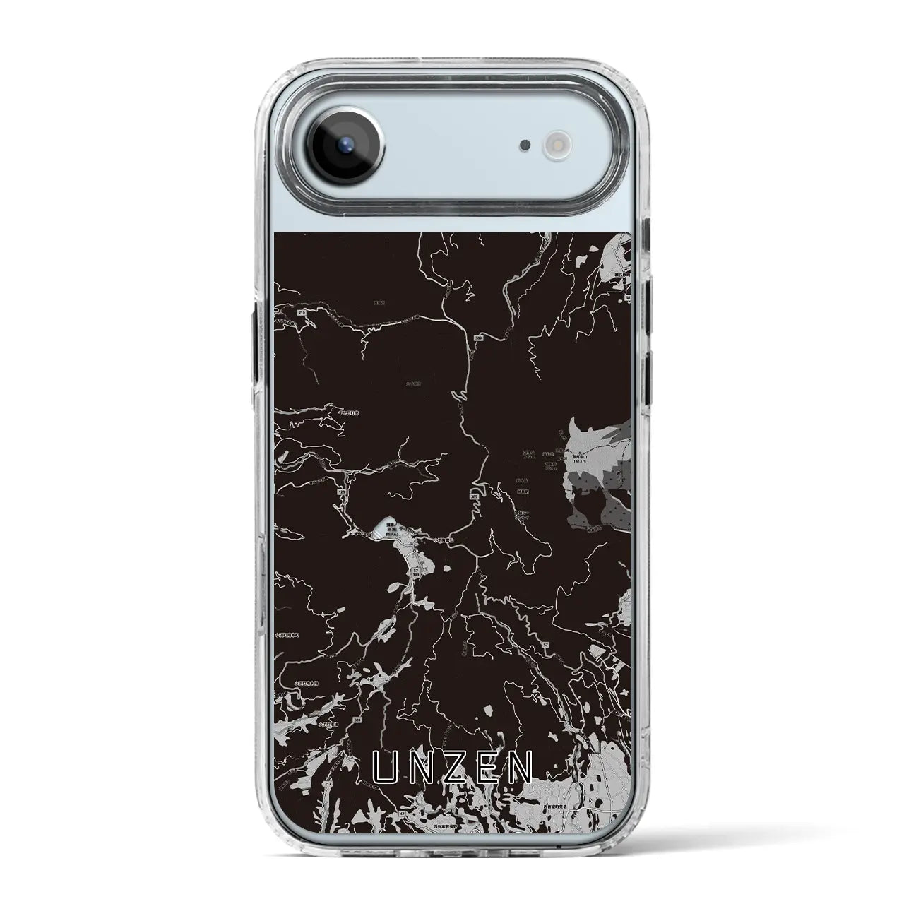 【雲仙（長崎県）】地図柄iPhoneケース（MagSafeタイプ）