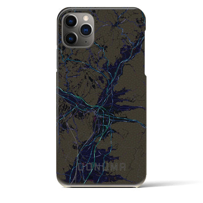 【魚沼（新潟県）】地図柄iPhoneケース（バックカバータイプ）