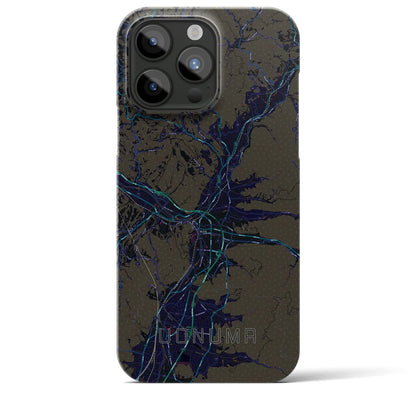 【魚沼（新潟県）】地図柄iPhoneケース（バックカバータイプ）