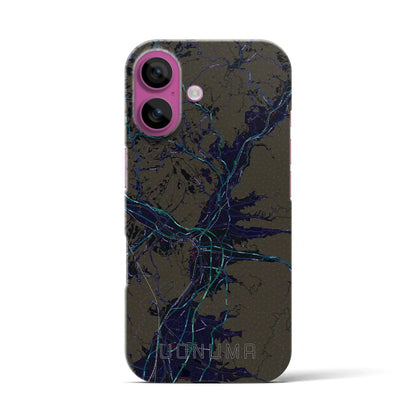 【魚沼（新潟県）】地図柄iPhoneケース（バックカバータイプ）