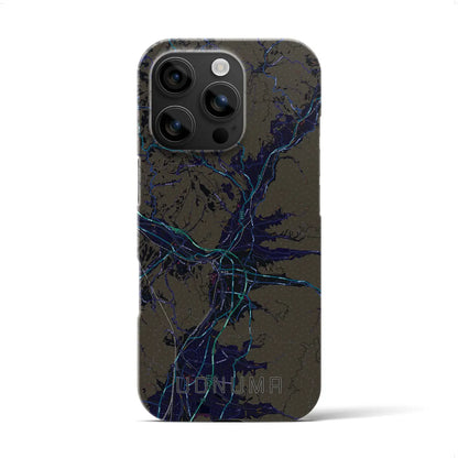 【魚沼（新潟県）】地図柄iPhoneケース（バックカバータイプ）