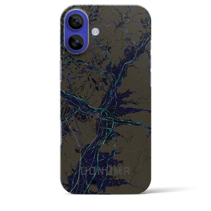 【魚沼（新潟県）】地図柄iPhoneケース（バックカバータイプ）