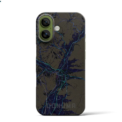 【魚沼（新潟県）】地図柄iPhoneケース（バックカバータイプ）