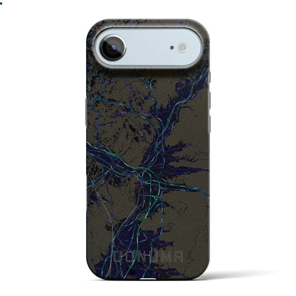 【魚沼（新潟県）】地図柄iPhoneケース（バックカバータイプ）