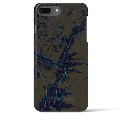 【魚沼（新潟県）】地図柄iPhoneケース（バックカバータイプ）