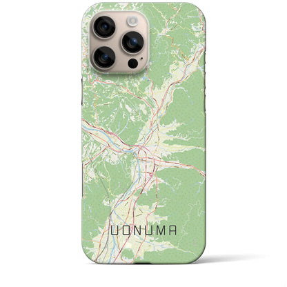 【魚沼（新潟県）】地図柄iPhoneケース（バックカバータイプ）