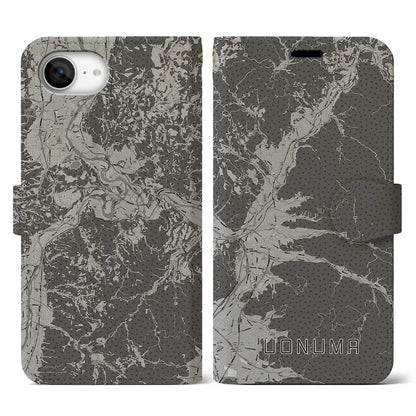 【魚沼（新潟県）】地図柄iPhoneケース（手帳タイプ）