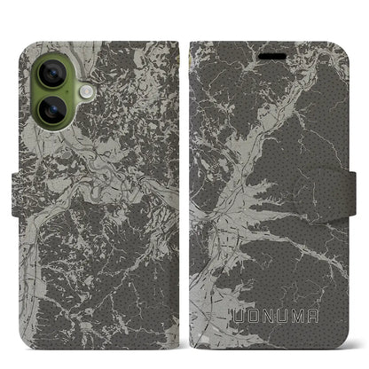 【魚沼（新潟県）】地図柄iPhoneケース（手帳タイプ）