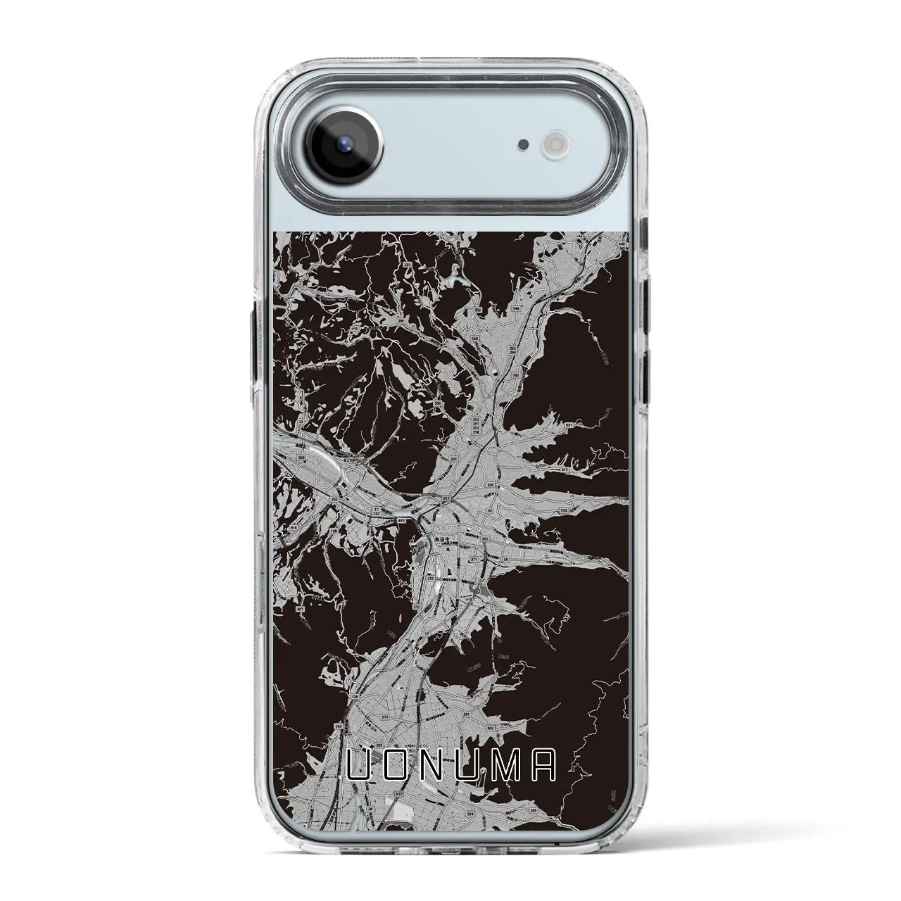 【魚沼（新潟県）】地図柄iPhoneケース（MagSafeタイプ）