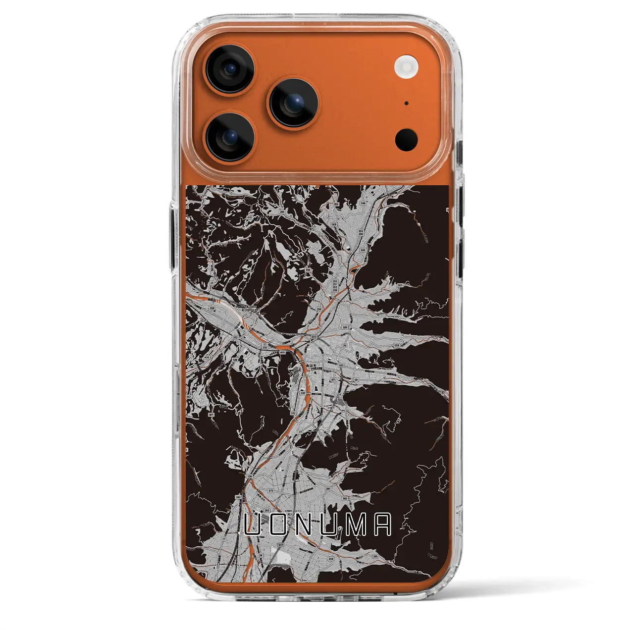 【魚沼（新潟県）】地図柄iPhoneケース（MagSafeタイプ）