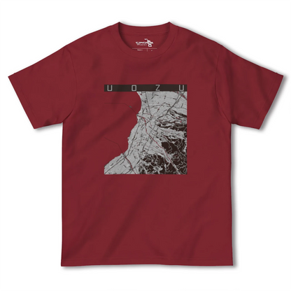 【魚津（富山県）】地図柄ヘビーウェイトTシャツ