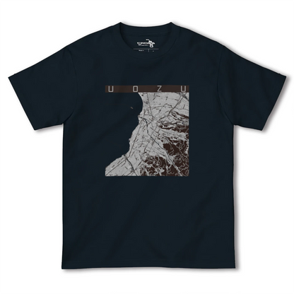 【魚津（富山県）】地図柄ヘビーウェイトTシャツ
