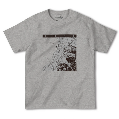 【魚津（富山県）】地図柄ヘビーウェイトTシャツ