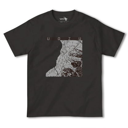 【魚津（富山県）】地図柄ヘビーウェイトTシャツ