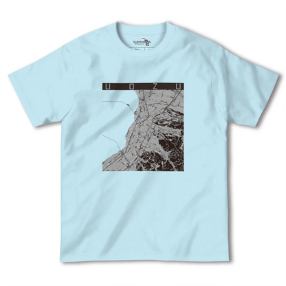 【魚津（富山県）】地図柄ヘビーウェイトTシャツ