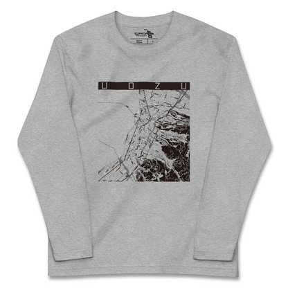 【魚津（富山県）】地図柄ロングスリーブTシャツ