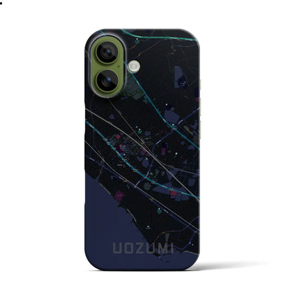 【魚住（兵庫県）】地図柄iPhoneケース（バックカバータイプ）