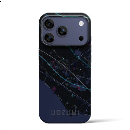 【魚住（兵庫県）】地図柄iPhoneケース（バックカバータイプ）