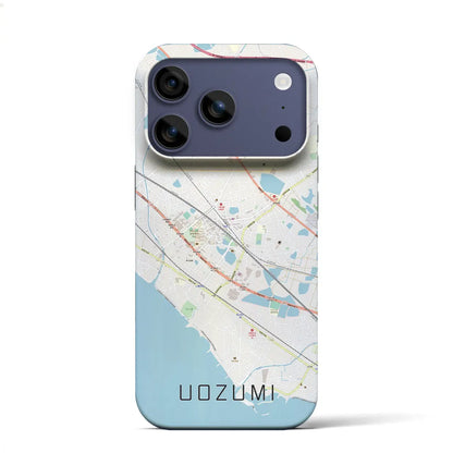 【魚住（兵庫県）】地図柄iPhoneケース（バックカバータイプ）