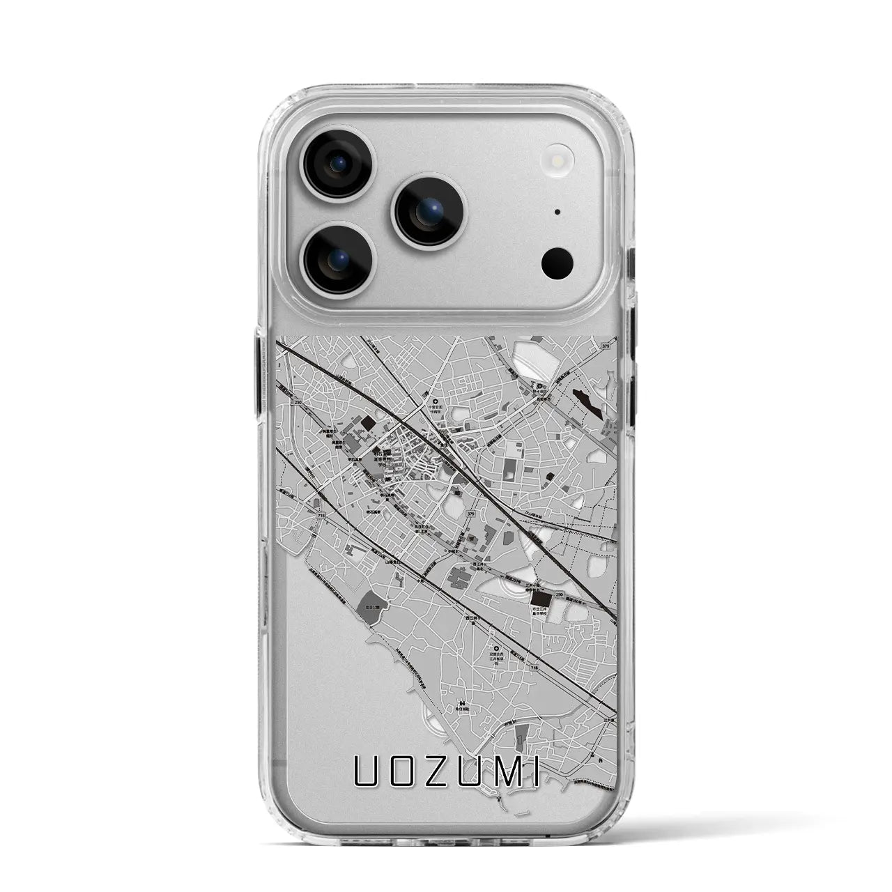 【魚住（兵庫県）】地図柄iPhoneケース（MagSafeタイプ）