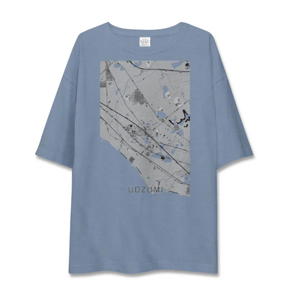 【魚住（兵庫県）】地図柄ビッグシルエットTシャツ