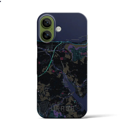 【浦賀（神奈川県）】地図柄iPhoneケース（バックカバータイプ）