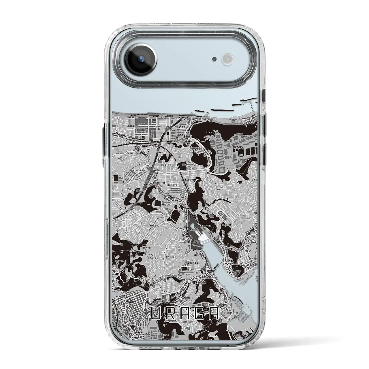 【浦賀（神奈川県）】地図柄iPhoneケース（MagSafeタイプ）